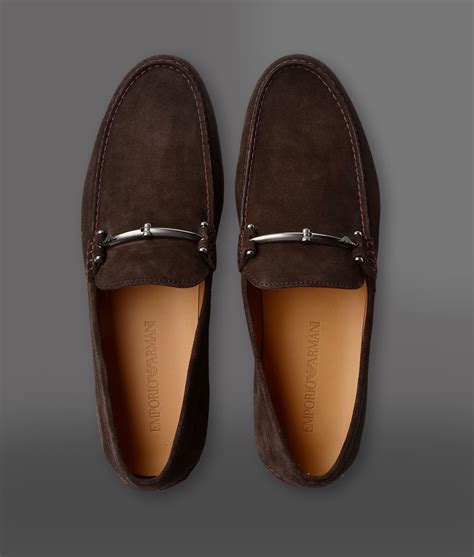 armani mens loafers